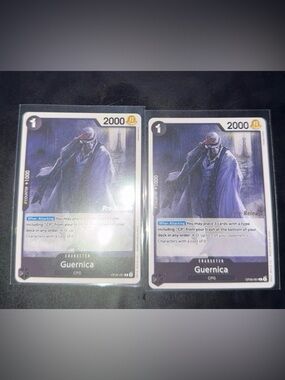 2x Guernica Prelease One Piece Two Legends OP08-PRE Trading Card full art NM